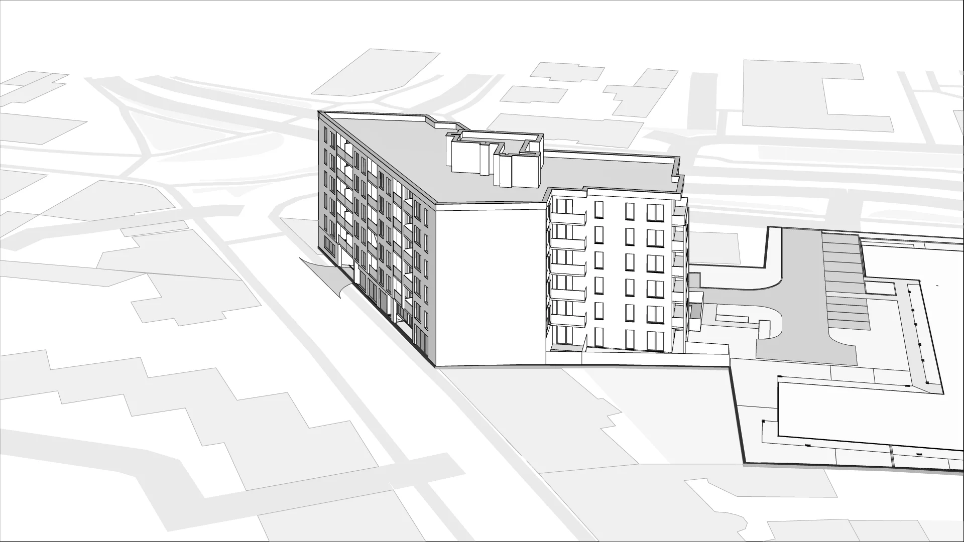 Wirtualna makieta 3D mieszkania 27.97 m², Budynek 2 Mieszkanie 48