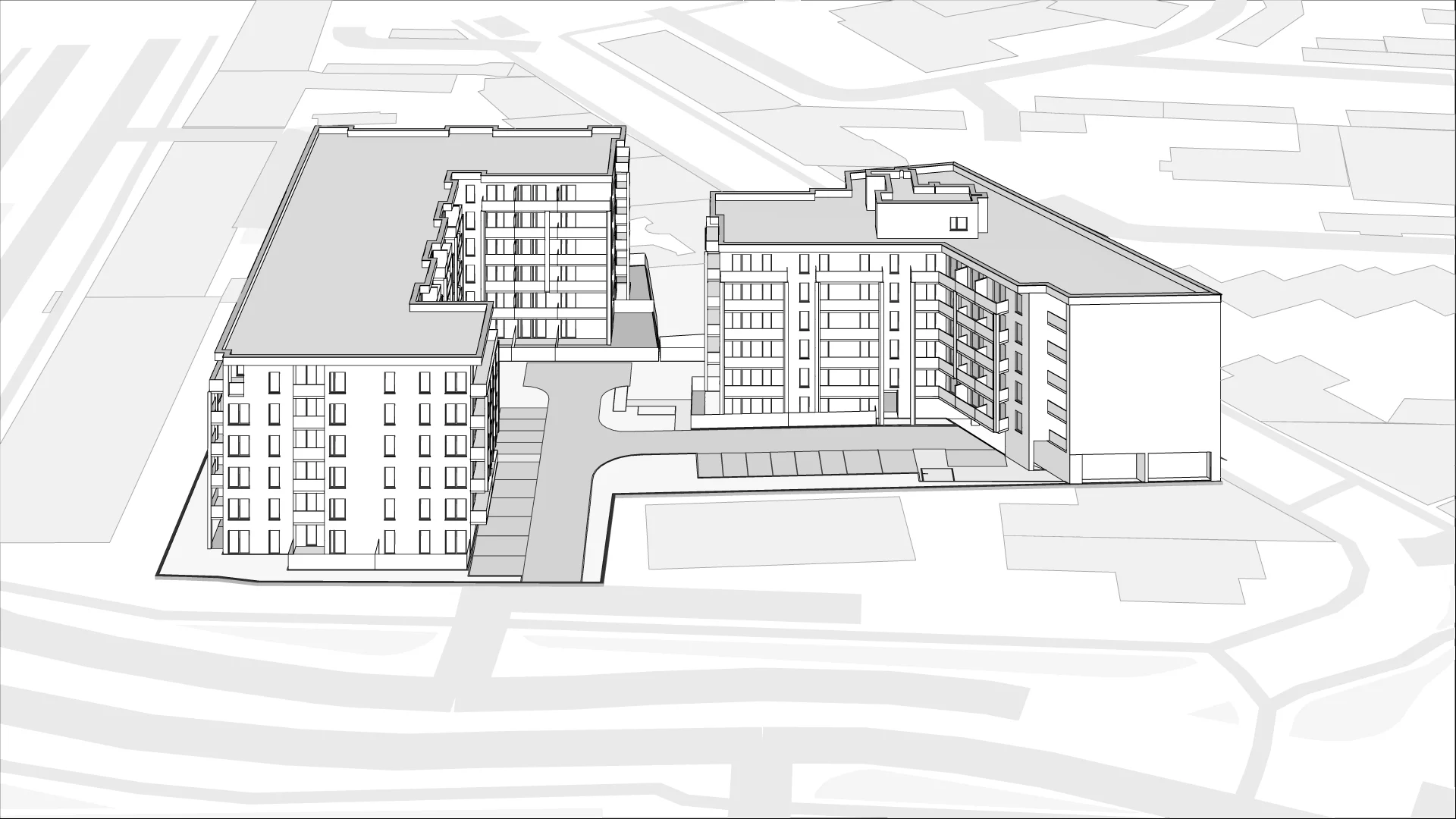 Wirtualna makieta 3D inwestycji Krakowska Rogatka
