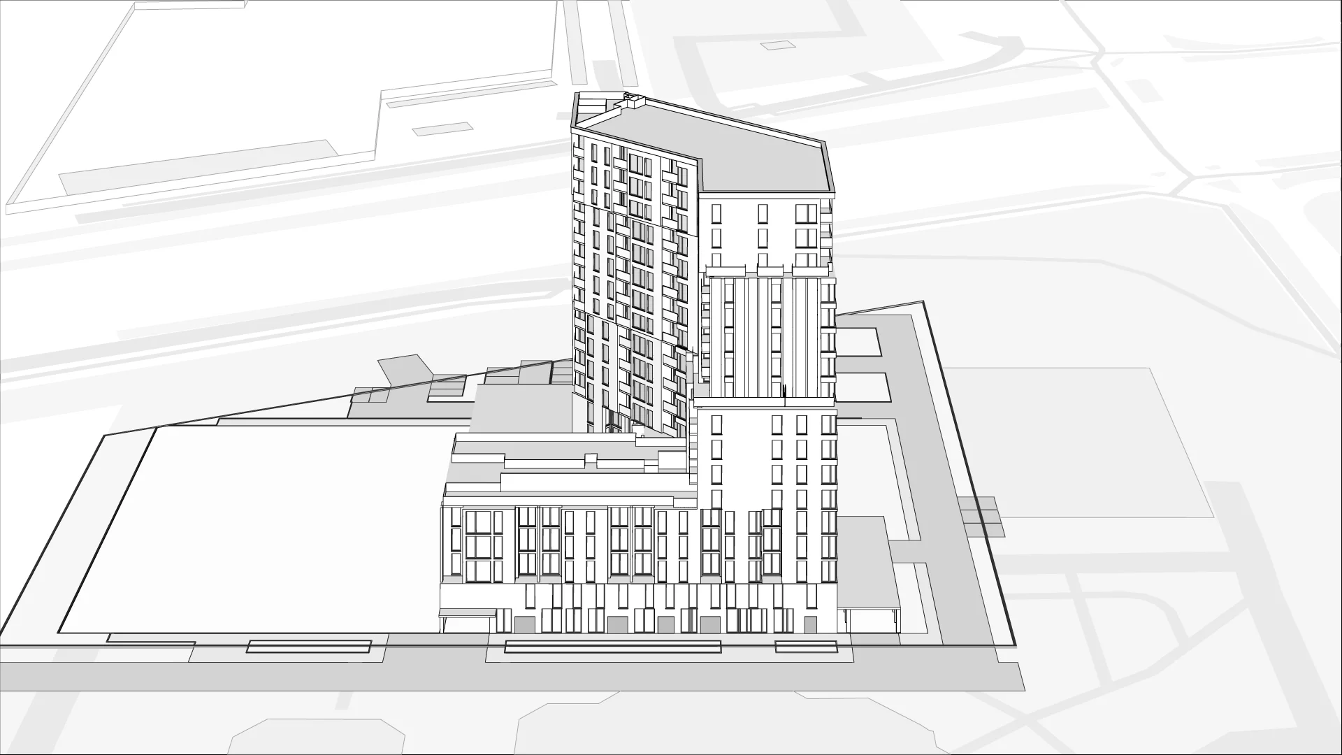 Wirtualna makieta 3D mieszkania 52.59 m², M175