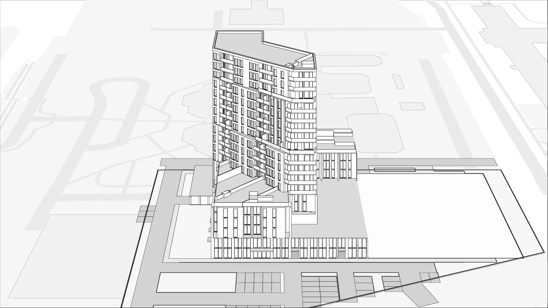 Wirtualna makieta 3D inwestycji Sky Trust II - lokale inwestycyjne