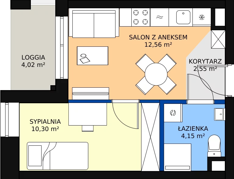 Zalety lokalu inwestycyjnego 30.18 m², L18