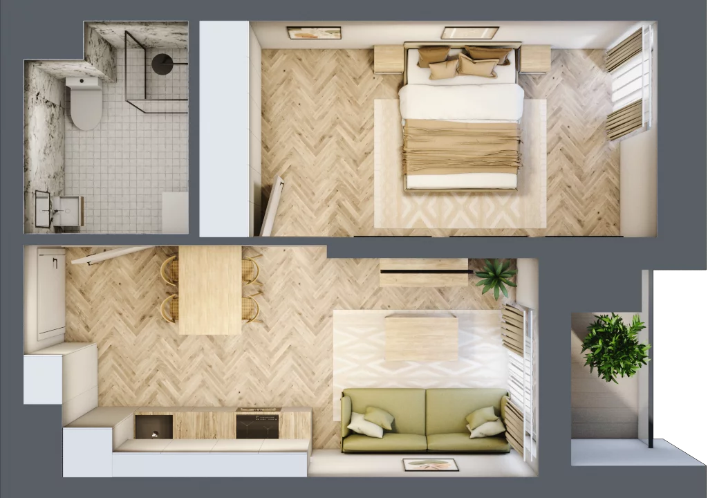 2 pokoje, lokal inwestycyjny 37,17 m², piętro 4, oferta nr L67, Sky Trust II - lokale inwestycyjne, Kielce, Bocianek, al. Solidarności / ul. Świętokrzyska