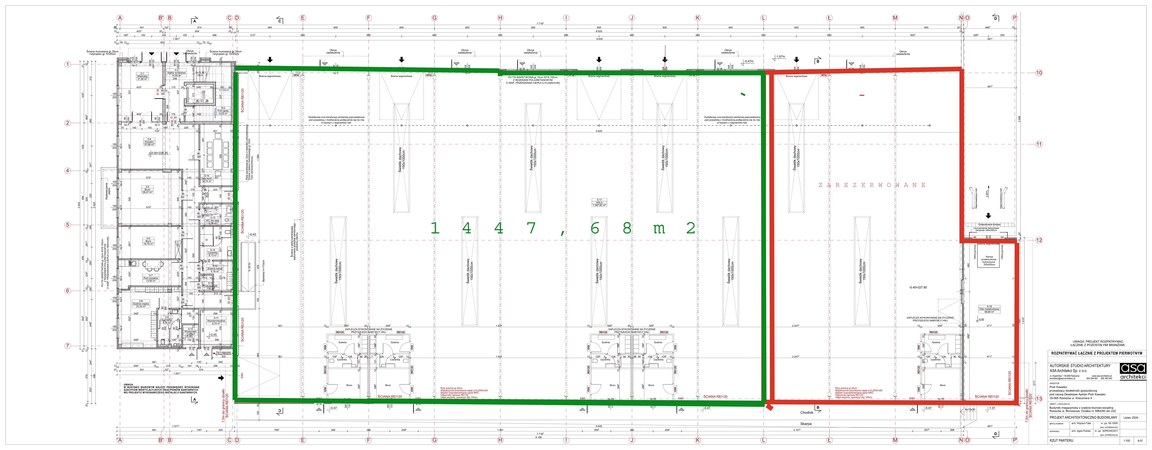 Magazyn 1 447,68 m², oferta nr , Moduł 4, Rudna Wielka, Biznesowa 6