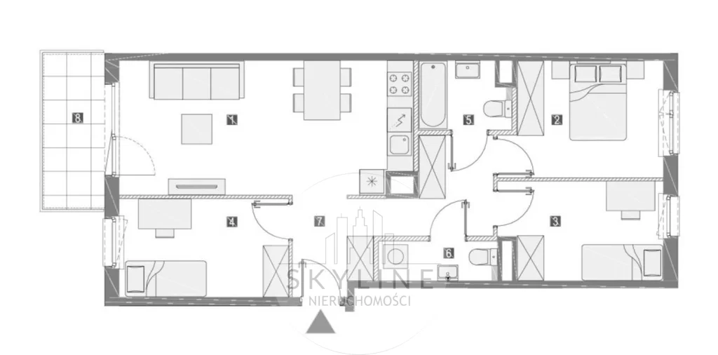 4 pokoje, mieszkanie 75,50 m², piętro 1, oferta nr , 458/13563/OMS, Warszawa, Targówek, Targówek, Pohulanka