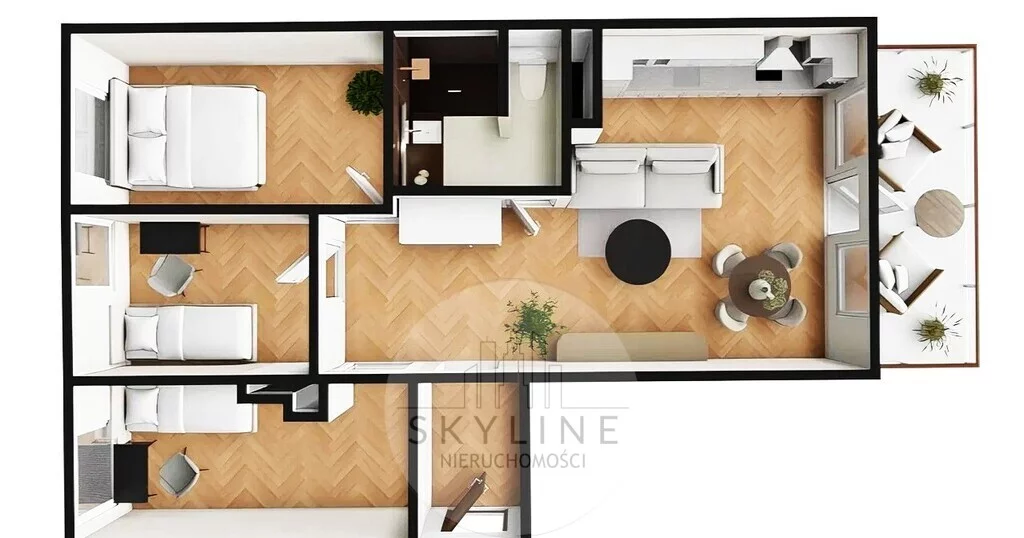 4 pokoje, mieszkanie 64,00 m², piętro 1, oferta nr , 440/13563/OMS, Warszawa, Praga Południe, Praga Południe, Polskich Skrzydeł