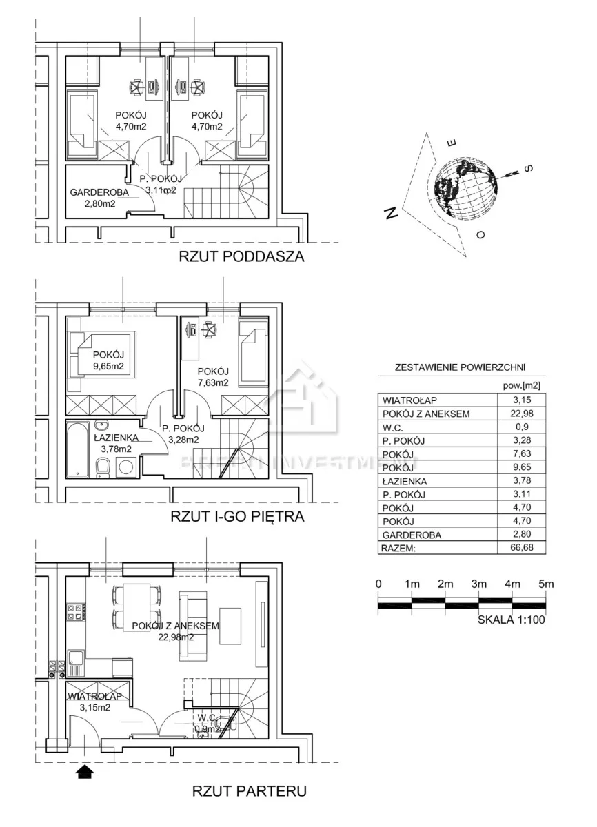 Dom na sprzedaż, 75,00 m², oferta nr BRECO480807