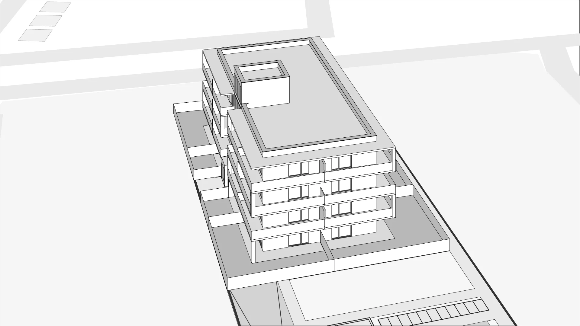 Wirtualna makieta 3D mieszkania 39.8 m², M2