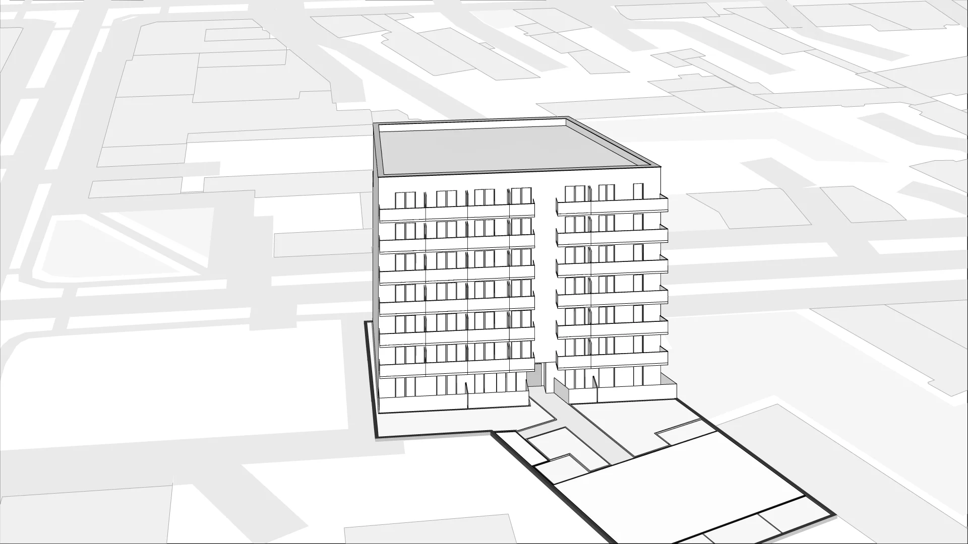 Wirtualna makieta 3D mieszkania 27.12 m², 53