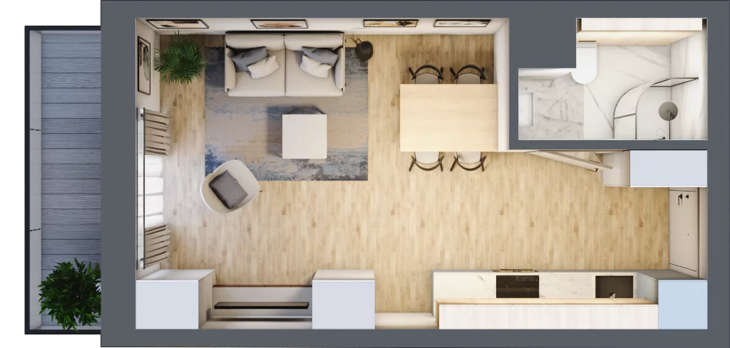 1 pokój, mieszkanie 26,00 m², piętro 1, oferta nr 9, Lipowa 45, Łódź, Polesie, ul. Lipowa 45