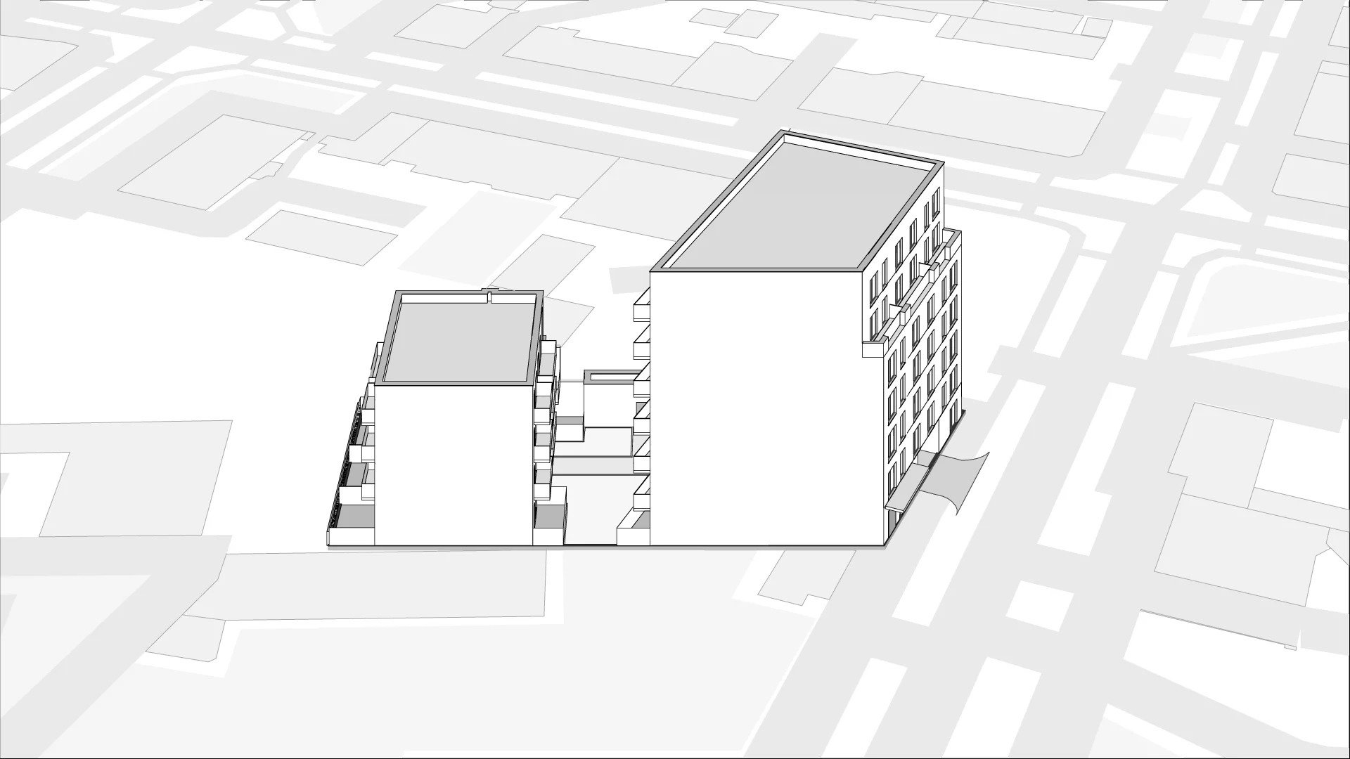 Wirtualna makieta 3D inwestycji Lipowa 45