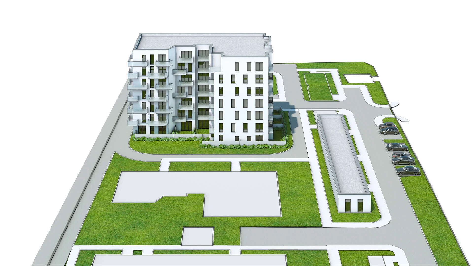 Wirtualna makieta 3D mieszkania 33.02 m², B12