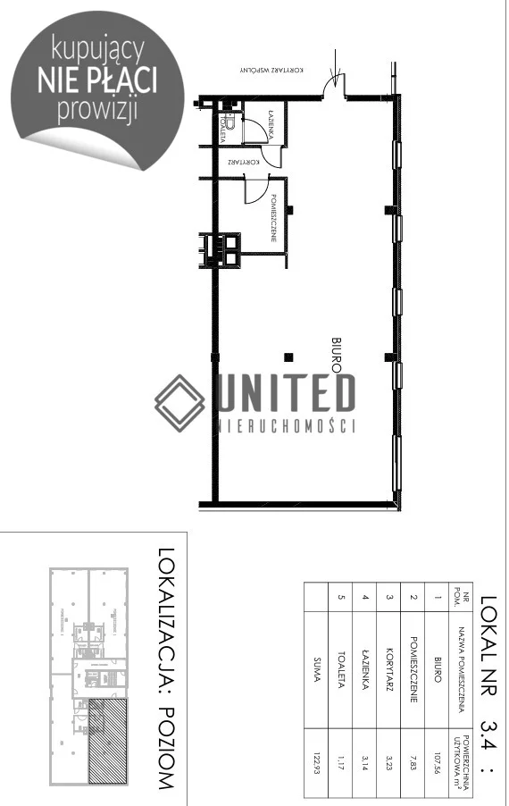 Biuro 122,93 m², oferta nr , 25/10630/OLS, Wrocław, Karłowice-Różanka, Karłowice, Kępińska