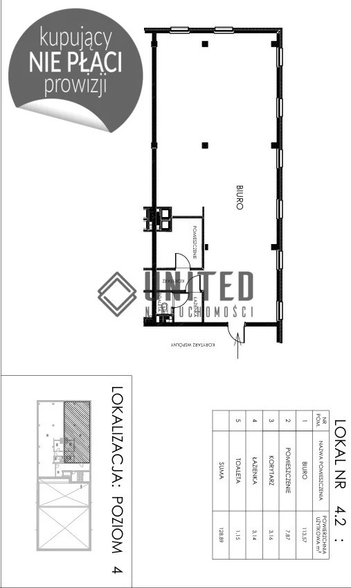 Biuro 128,89 m², oferta nr , 27/10630/OLS, Wrocław, Karłowice-Różanka, Karłowice, Kępińska