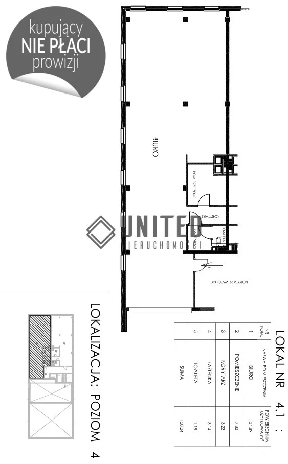 Biuro 150,24 m², oferta nr , 28/10630/OLS, Wrocław, Karłowice-Różanka, Różanka, Kępińska
