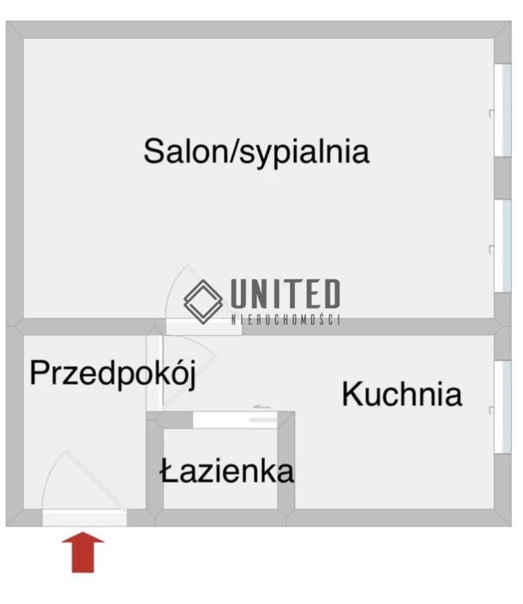 1 pokój, mieszkanie 33,00 m², piętro 2, oferta nr , 12191/10630/OMS, Wrocław, Nadodrze, Kazimierza Jagiellończyka