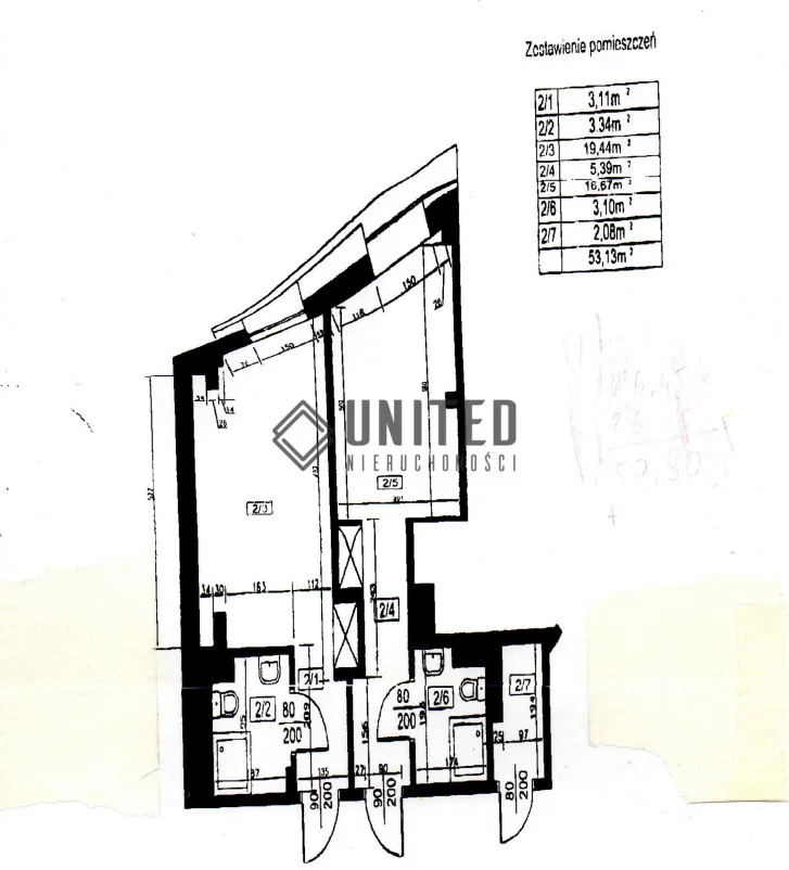1 pokój, apartament 25,50 m², piętro 1, oferta nr , 6851/10630/OMS, Wrocław