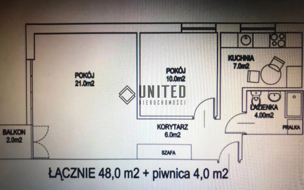 2 pokoje, mieszkanie 48,00 m², piętro 4, oferta nr , 14917/10630/OMS, Wrocław, Grabiszyn-Grabiszynek, Grabiszyn, Icchaka Lejba Pereca