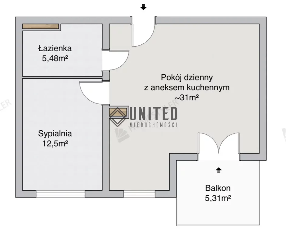 2 pokoje, mieszkanie 49,00 m², piętro 3, oferta nr , 17730/10630/OMS, Wrocław, Psie Pole-Zawidawie, Zakrzów, Kasztelańska