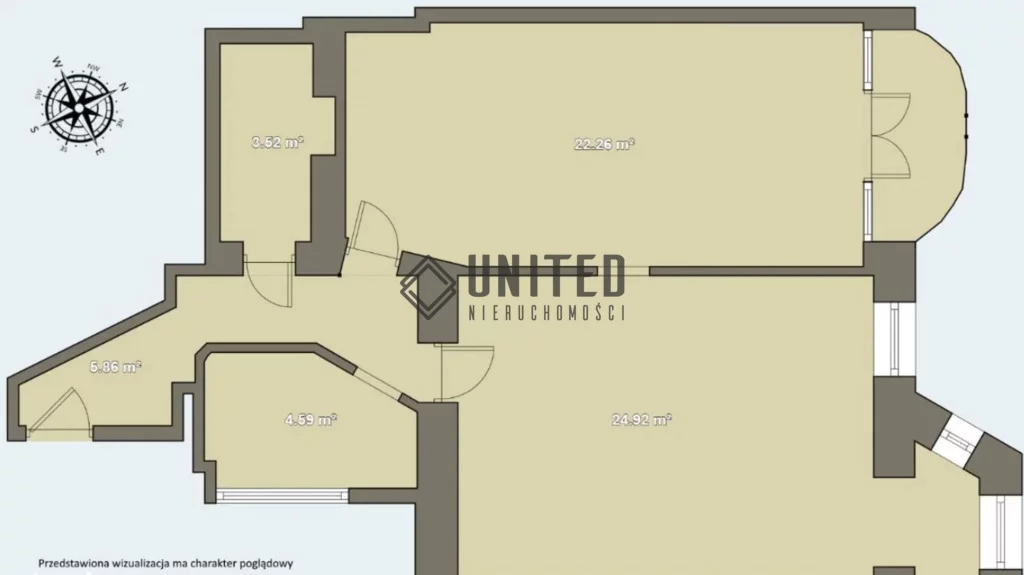 2 pokoje, mieszkanie 60,57 m², piętro 2, oferta nr , 14362/10630/OMS, Wrocław, Grabiszyn-Grabiszynek, Grabiszyn, Lubuska