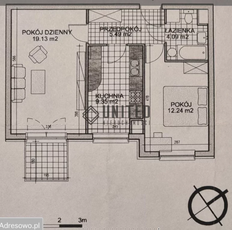 2 pokoje, mieszkanie 50,30 m², piętro 2, oferta nr , 14996/10630/OMS, Wrocław, Karłowice-Różanka, Karłowice, Piotra Czajkowskiego