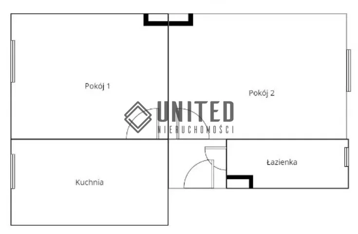2 pokoje, mieszkanie 44,77 m², piętro 2, oferta nr , 15865/10630/OMS, Wrocław, Grabiszyn-Grabiszynek, Grabiszyn, Połaniecka