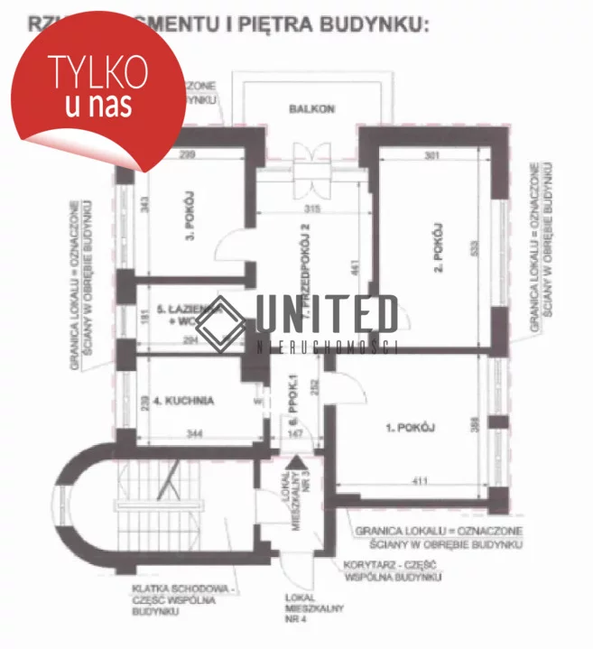 4 pokoje, mieszkanie 72,35 m², piętro 1, oferta nr , 16054/10630/OMS, Wrocław, Gaj, Borowska