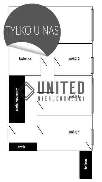 4 pokoje, mieszkanie 46,65 m², piętro 8, oferta nr , 14791/10630/OMS, Wrocław, Szczepin, Dobra