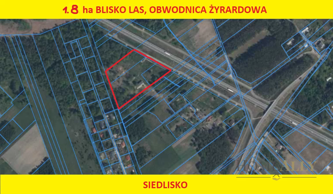 Działka 18 150,00 m², oferta nr , 798455, Zazdrość