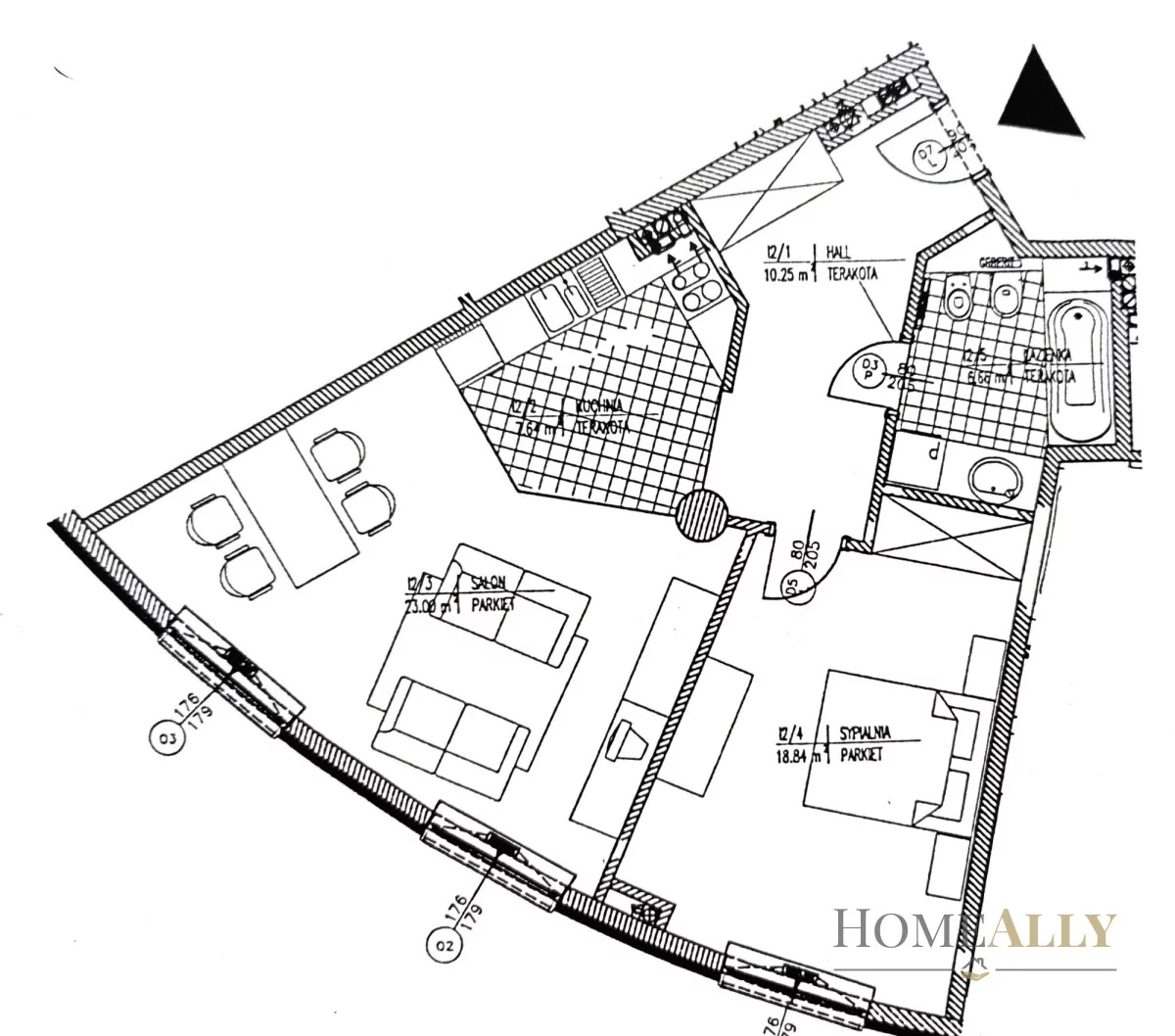 2 pokoje, apartament 66,39 m², piętro 1, oferta nr , 829790, Warszawa, Żoliborz, Żoliborz, Hanki Czaki