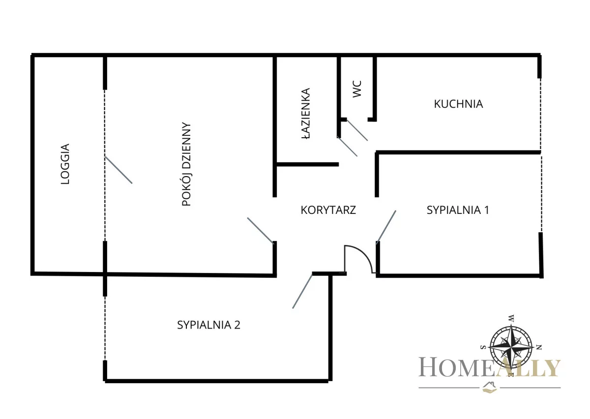 3 pokoje, mieszkanie 52,91 m², piętro 3, oferta nr , 134289, Nowy Dwór Mazowiecki, Rtm. Witolda Pileckiego