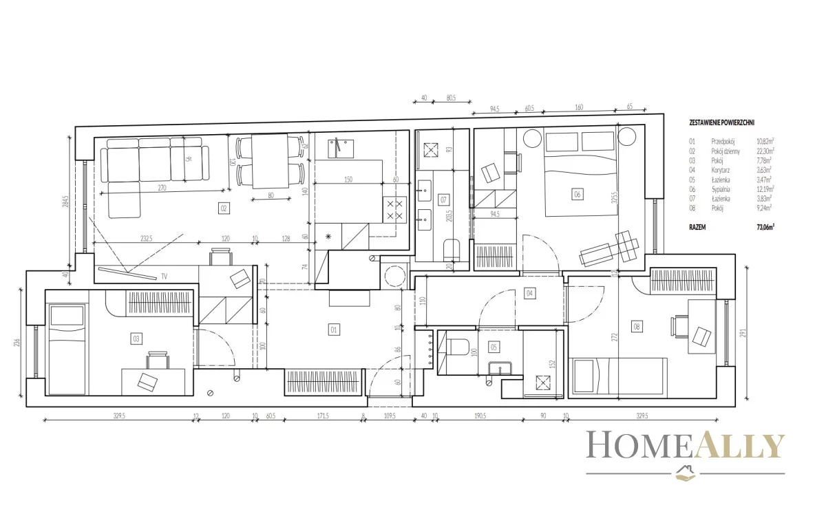 3 pokoje, mieszkanie 75,50 m², piętro 5, oferta nr , 729607, Warszawa, Wola, Wola, Św. Stanisława
