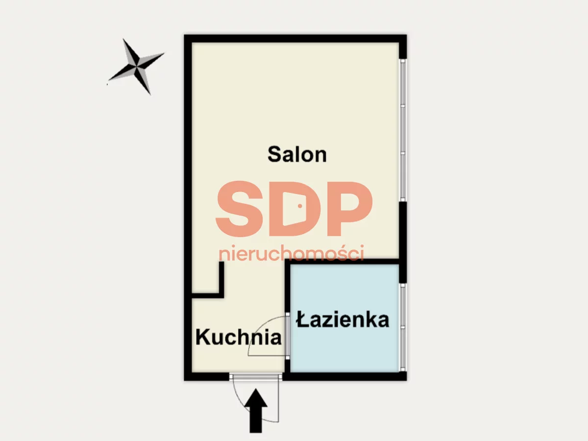 Apartament na sprzedaż, 21,30 m², 1 pokój, piętro 4, oferta nr SDP348253