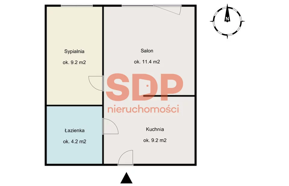 2 pokoje, mieszkanie 33,91 m², piętro 2, oferta nr , SDP833614, Warszawa, Praga Południe, Praga Południe, Grochowska