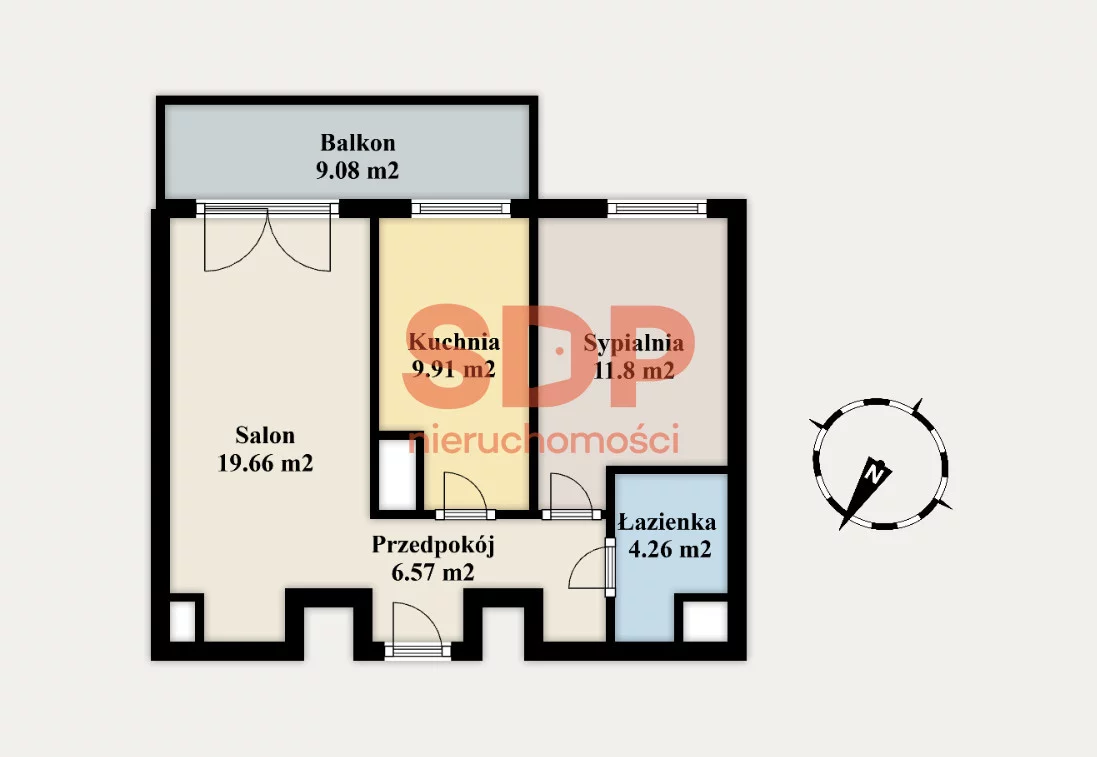 Mieszkanie 54,30 m², piętro 6, oferta nr , SDP241005, Warszawa, Juliana Konstantego Ordona-idx