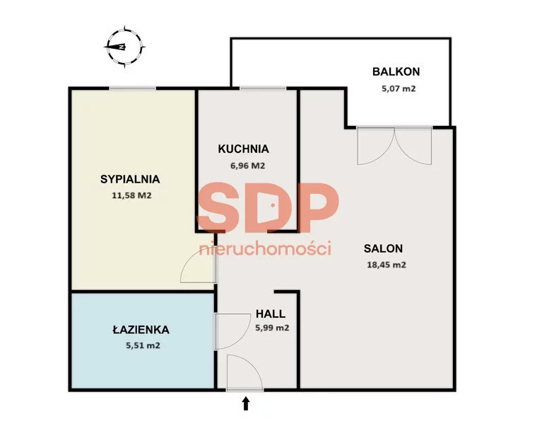 2 pokoje, mieszkanie 48,49 m², piętro 4, oferta nr , SDP721446, Warszawa, Powstańców Śląskich