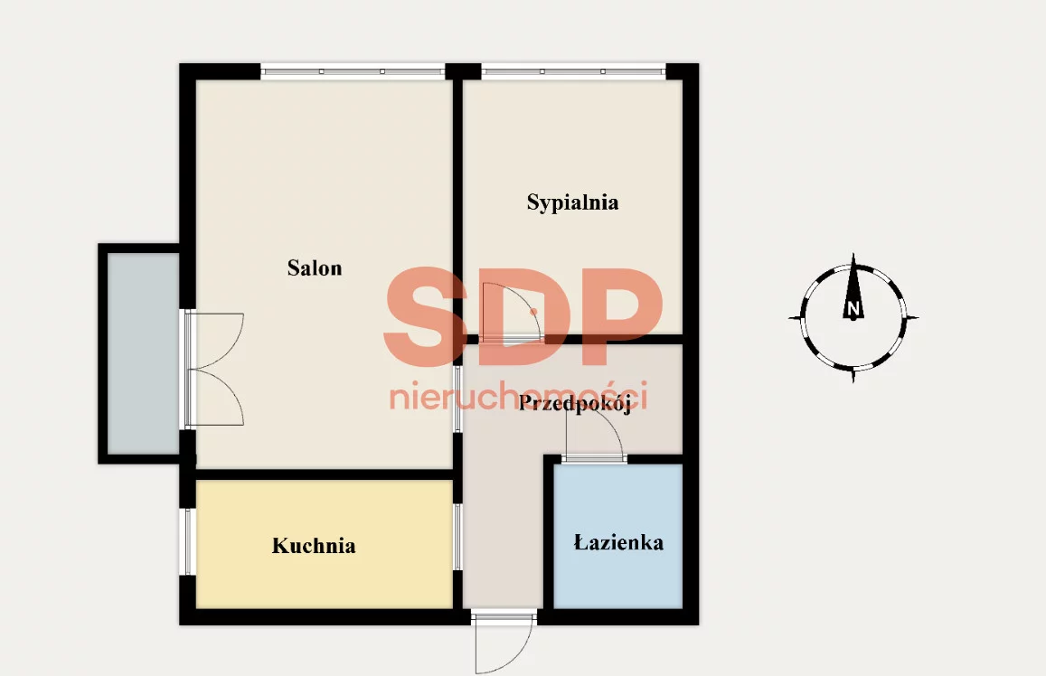2 pokoje, mieszkanie 43,15 m², piętro 1, oferta nr , SDP288090, Warszawa, Ochota, Ochota, Sękocińska