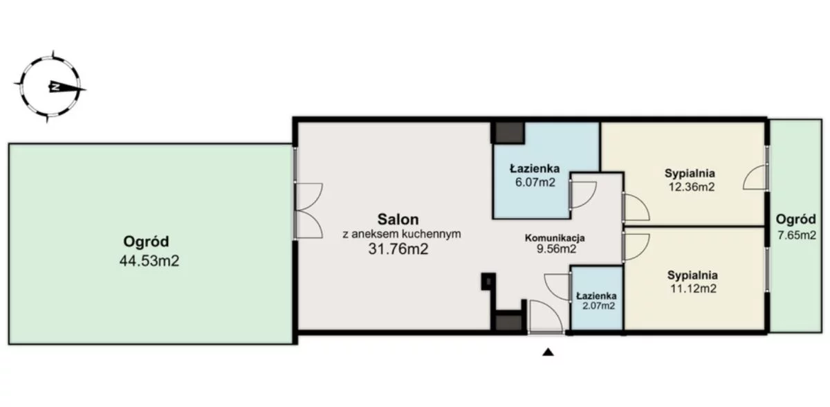 Mieszkanie trzypokojowe 72,10 m², Zamienie, Anyżkowa, Sprzedaż