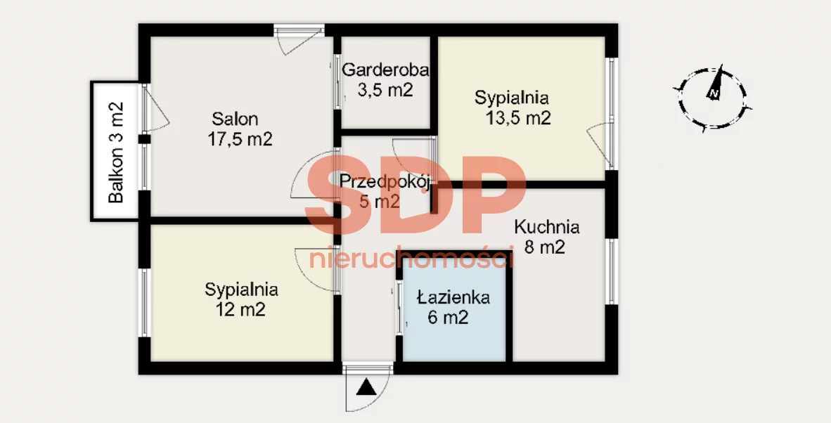 3 pokoje, mieszkanie 65,50 m², piętro 1, oferta nr , SDP662549, Warszawa, Włochy, Włochy, Astronautów