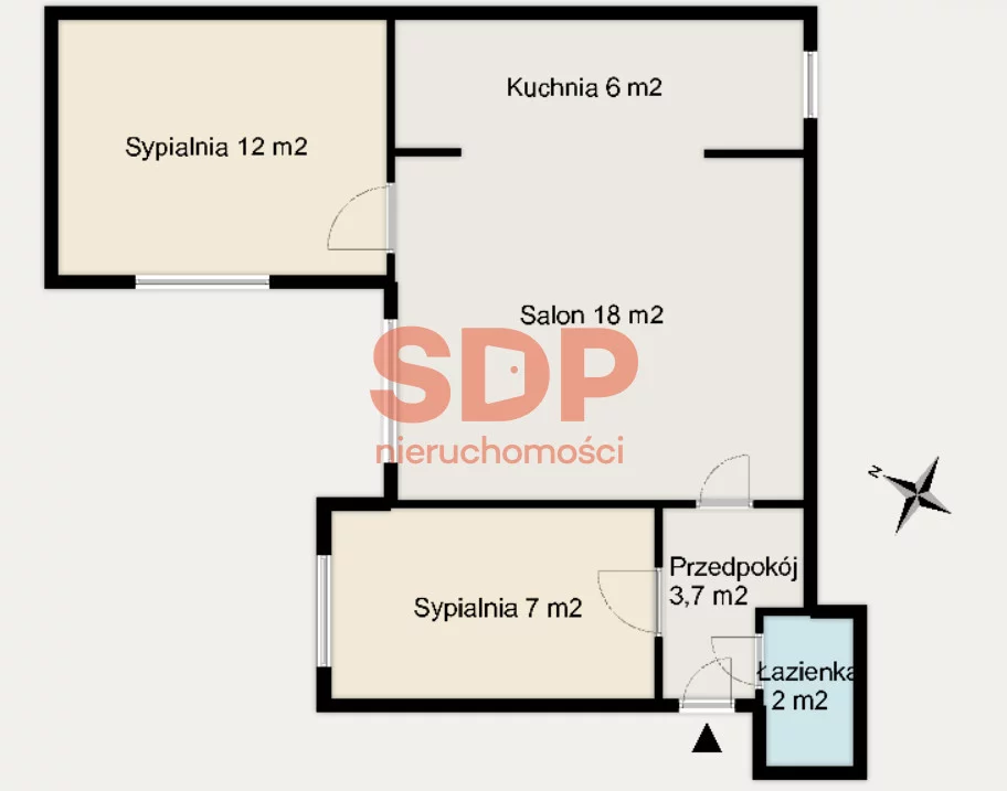 3 pokoje, apartament 48,67 m², parter, oferta nr , SDP247106, Warszawa, Śródmieście, Śródmieście Południowe, Wspólna