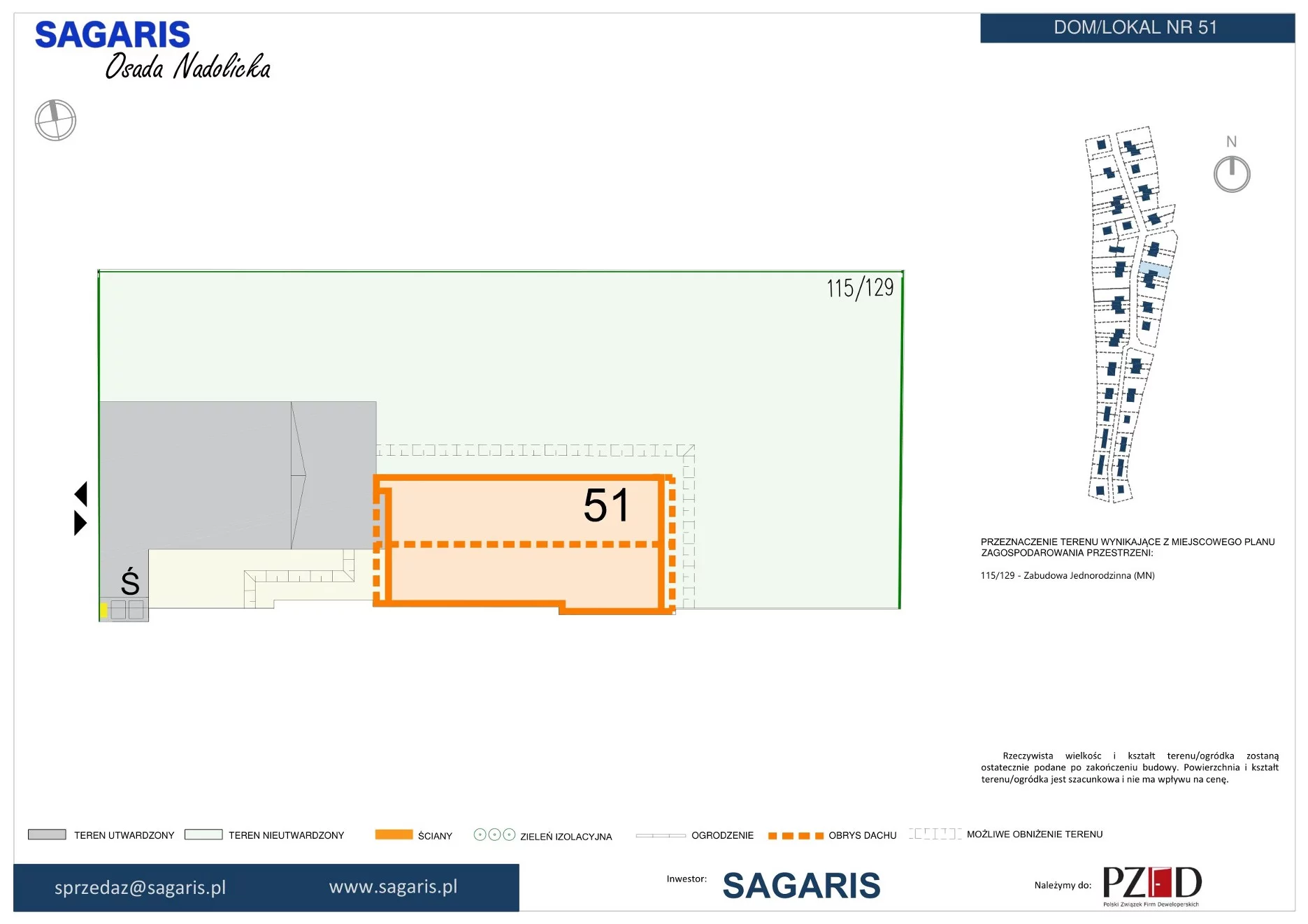 Dom 105,77 m², oferta nr 51, Osada Nadolicka, Nadolice Małe, ul. Wrocławska