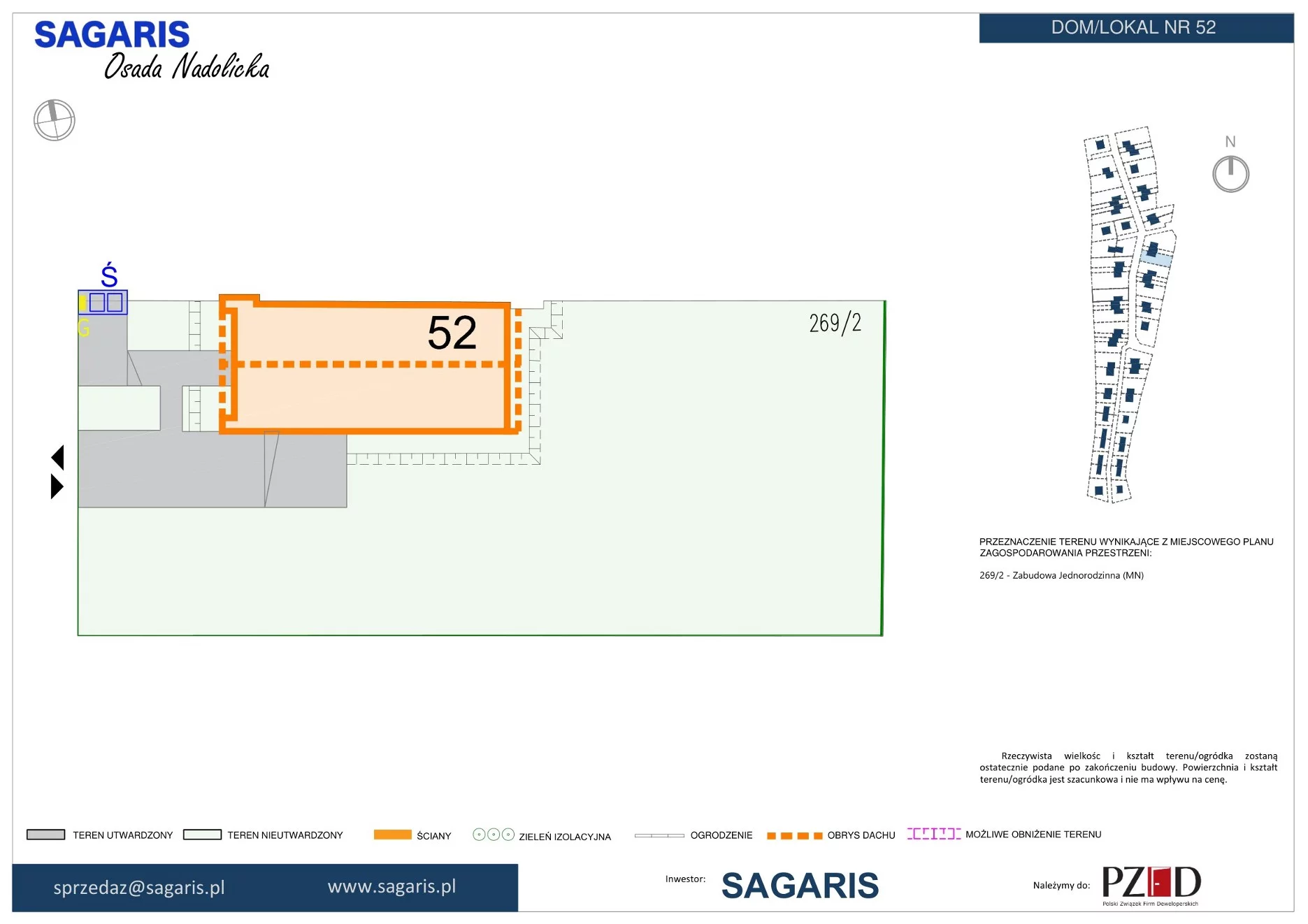 Dom 105,07 m², oferta nr 52, Osada Nadolicka, Nadolice Małe, ul. Wrocławska