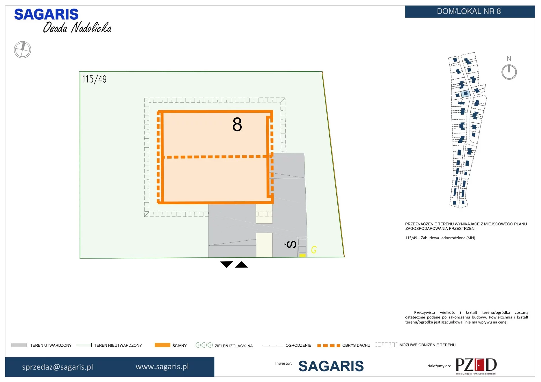 Dom 171,26 m², oferta nr 8, Osada Nadolicka, Nadolice Małe, ul. Wrocławska