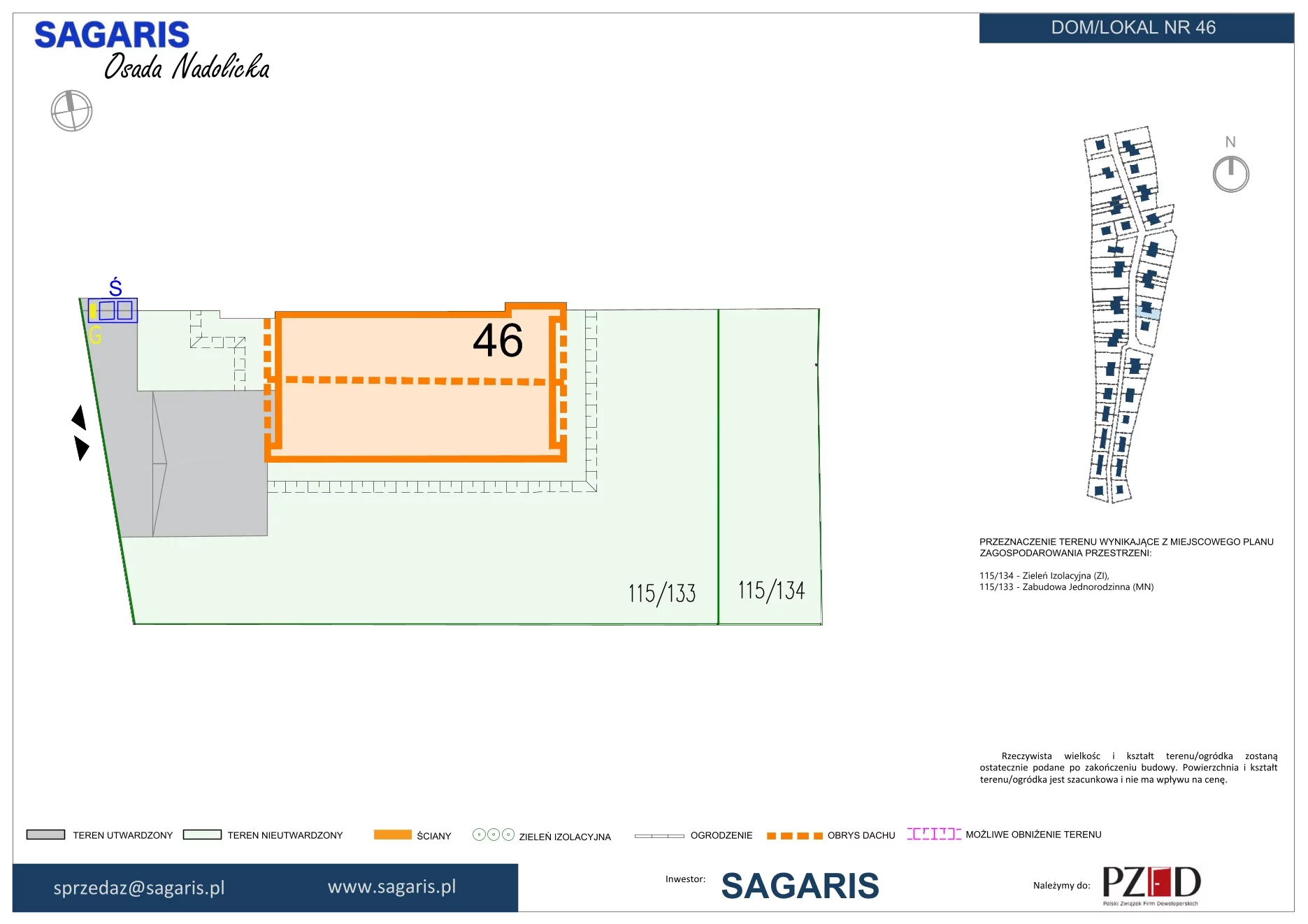 Dom 124,44 m², oferta nr 46, Osada Nadolicka, Nadolice Małe, ul. Wrocławska-idx