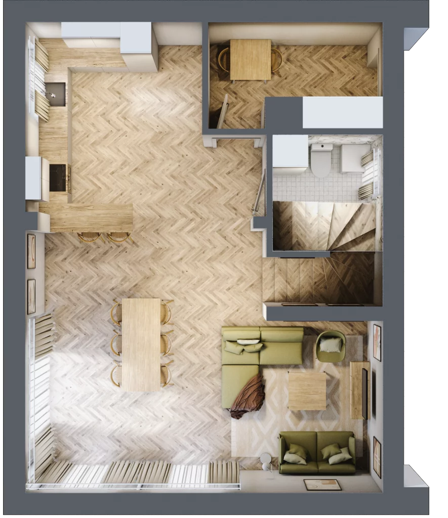 Dom 111,43 m², oferta nr 36, Osada Nadolicka, Nadolice Małe, ul. Wrocławska