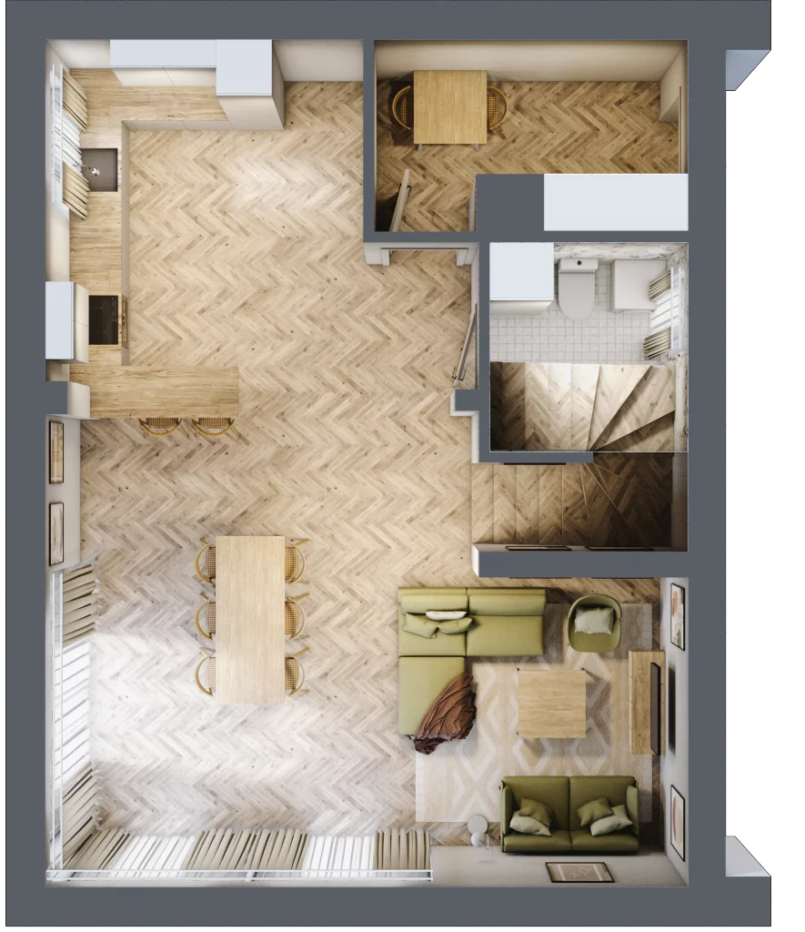 Dom 111,43 m², oferta nr 38, Osada Nadolicka, Nadolice Małe, ul. Wrocławska