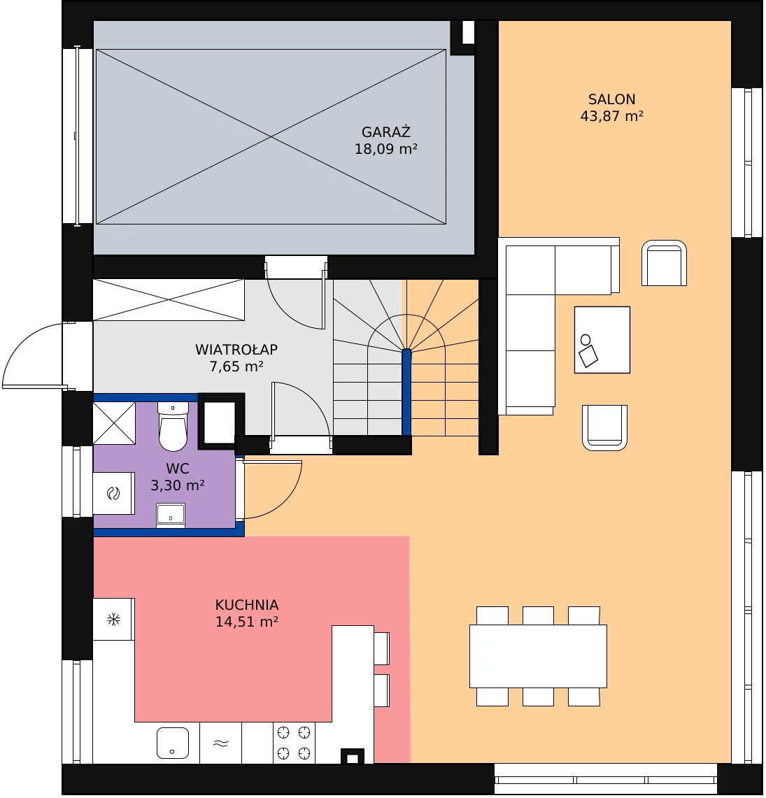 Zalety domu 171.26 m², 40