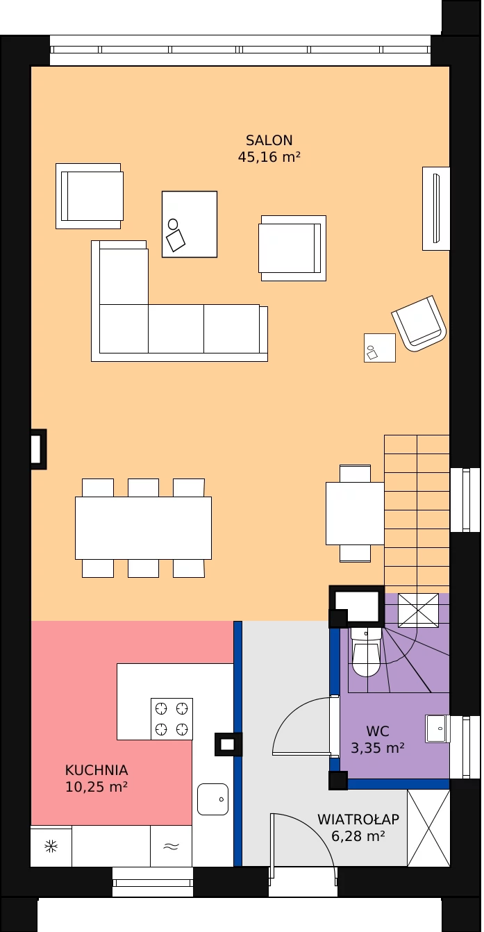 Zalety domu 124.44 m², 42