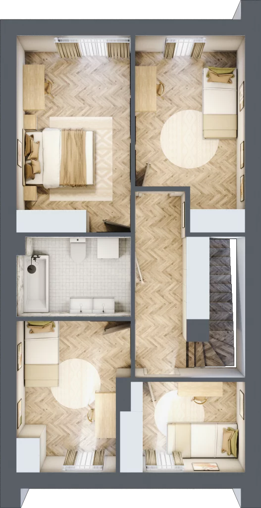 Dom 124,44 m², oferta nr 46, Osada Nadolicka, Nadolice Małe, ul. Wrocławska