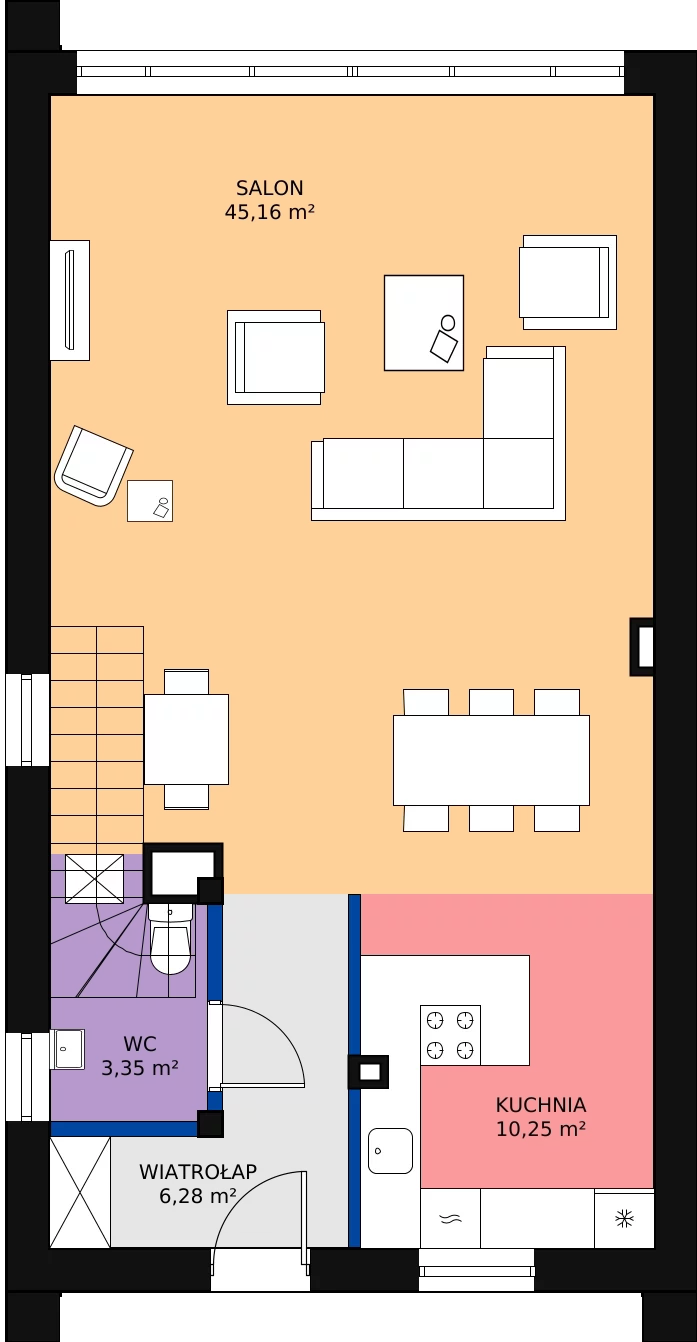 Zalety domu 124.44 m², 47