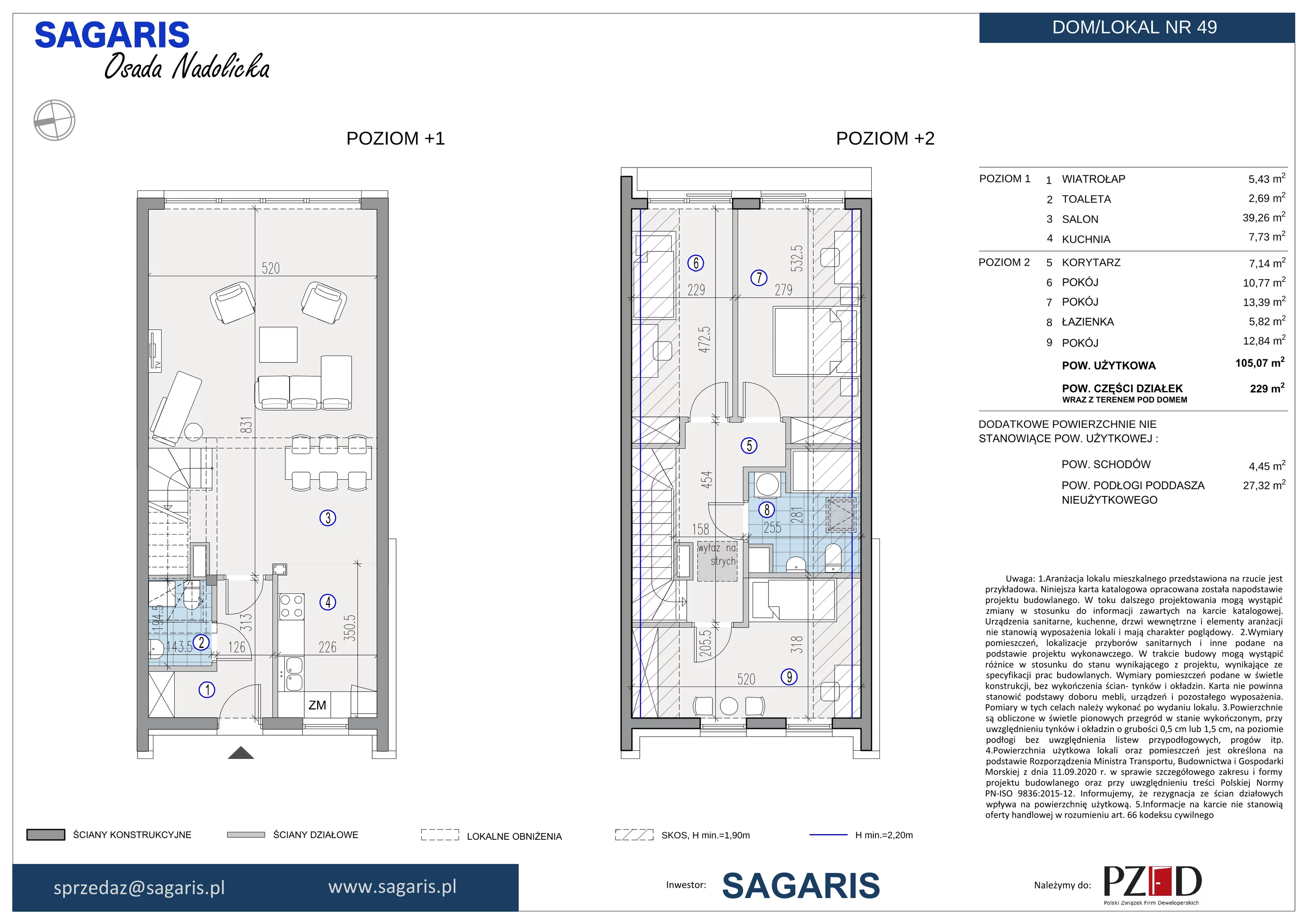 Dom 105,07 m², oferta nr 49, Osada Nadolicka, Nadolice Małe, ul. Wrocławska